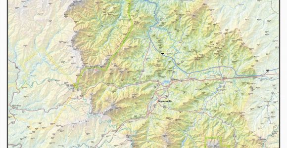 North Carolina topographic Maps Haywood County topographical Map Haywood north Carolina Mappery