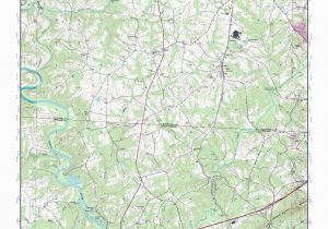 North Carolina topographic Maps Mytopo Blacksburg north south Carolina Usgs Quad topo Map