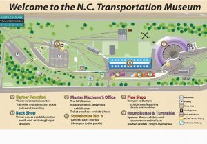 North Carolina Transportation Map Nc Transportation Museum Map Of the Museum