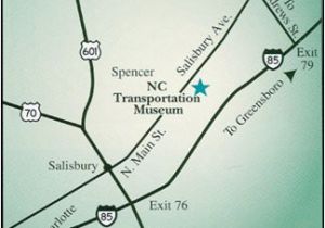 North Carolina Transportation Map Nc Transportation Museum Plan Visit