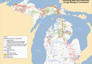 North Country Trail Michigan Map Windsor M Bike org