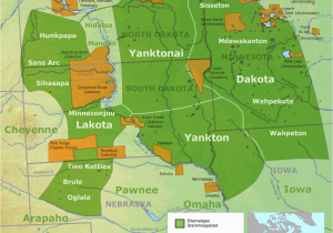 North Dakota and Minnesota Map Sioux Wikipedia