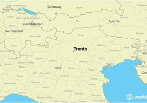 North East Italy Map where is Trento Italy Trento Trentino south Tyrol Map