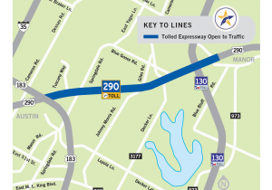 North Texas tollway Map 290 toll Road