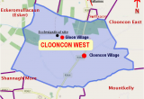 North West Ireland Map Clooncon West