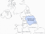 North Yorkshire England Map Yorkshire and the Humber 6 Meps Meps Elections