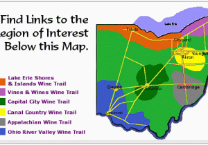 Northeast Ohio Wineries Map Ohio Wines and Wineries Courtesy Of the Ohio Wine Producers