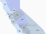 Northern California area Code Map northern California area Code Map Valid Map California area Codes