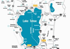 Northern California Casino Map Lake Tahoe Maps and Reno Maps Labeled Map Lake Tahoe California