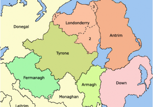 Northern Ireland Counties Map Counties Of northern Ireland Wikipedia