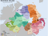 Northern Ireland Counties Map List Of Rural and Urban Districts In northern Ireland Revolvy