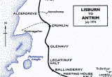 Northern Ireland Railway Map Disused Stations Aldergrove Station