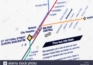 Northern Ireland Railway Map Train Map Stock Photos Train Map Stock Images Alamy