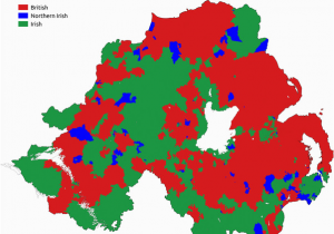 Northern Ireland Religion Map Do the Irish In northern Ireland Consider themselves Irish or