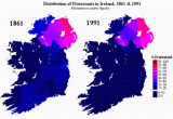 Northern Ireland Religion Map Protestantism In the Republic Of Ireland Wikipedia
