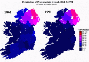 Northern Ireland Religion Map Protestantism In the Republic Of Ireland Wikipedia