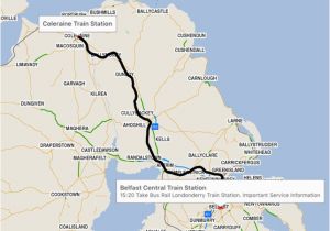 Northern Ireland Train Map Translink Ni On the App Store