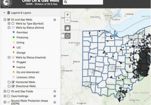 Northwest Ohio Map Map Of northwest Ohio Oil Gas Well Locator Secretmuseum