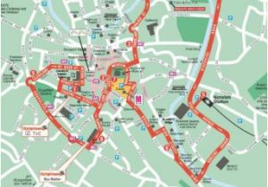 Norwich England Map Map Of tour From Brochure Picture Of City Sightseeing norwich