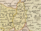 Nottingham Map England Nottinghamshire Geesnmore
