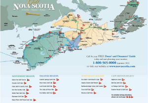 Nova Scotia On Canada Map Nova Scotia Golf Map Nova Scotia Canada Mappery