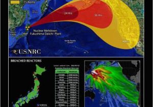 Nuclear Fallout Map Canada Fukushima Maps Showing Motion Of Radioactive Fallout