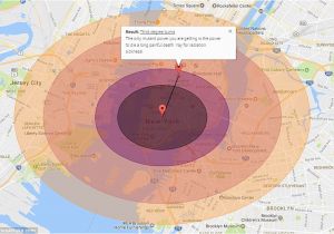 Nuclear Fallout Map Canada Map Shows areas Affected if A Nuclear Bomb Dropped Daily