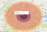 Nuclear Fallout Map Canada Map Shows areas Affected if A Nuclear Bomb Dropped Daily