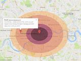 Nuclear Fallout Map Canada Map Shows areas Affected if A Nuclear Bomb Dropped Daily