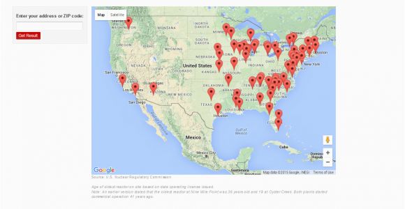 Nuclear Reactors In California Map Map Of Nuclear Power Plants Maps Directions