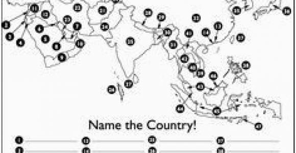 Numbered Map Of Europe Blank Map Of asia Quiz Google Search for the Bubs asia