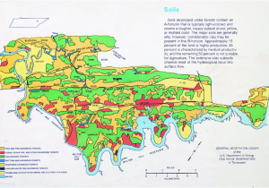 Oak Ridge Tennessee Map Vegetation at Oak Ridge National Laboratory Reservation U S