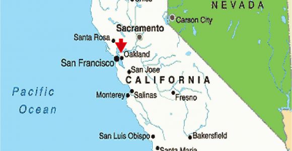 Oakland California Google Maps Map California Google Map California Cities California Map Map Of