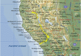 Occidental California Map the Russian River Flows Through Mendocino and Marin Counties In
