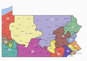Ohio and Pennsylvania Map Pennsylvania S Congressional Districts Wikipedia