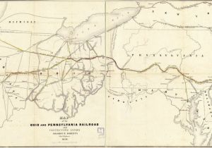 Ohio Central Railroad Map Railroad Maps 1828 to 1900 Library Of Congress