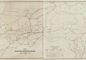 Ohio Central Railroad Map Railroad Maps 1828 to 1900 Library Of Congress
