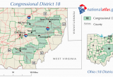 Ohio Congressional Districts Map Ohio S 18th Congressional District Wikipedia