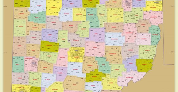 Ohio County Map with Zip Codes northern California Zip Code Map Reference Map Indiana and Ohio to