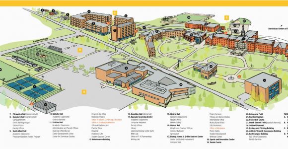 Ohio Dominican University Campus Map Odu Campus Map Fresh Odu On Jumpic Maps Directions