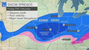 Ohio Doppler Radar Map Snowstorm Poised to Hinder Travel From Missouri Through Ohio