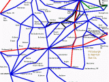 Ohio Electric Utility Map Intercity Bus Routes History