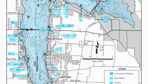 Ohio Lake Maps Pymatuning Lake Map Park Map