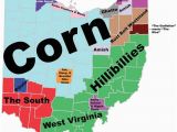 Ohio Map by County with Cities 8 Maps Of Ohio that are Just too Perfect and Hilarious Ohio Day