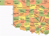 Ohio Map by County with Cities Oklahoma County Map