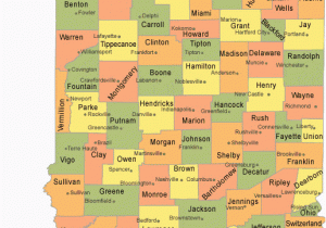 Ohio Map Of Counties and Cities Indiana County Map