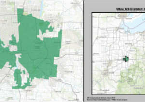 Ohio On A Us Map Ohio S 3rd Congressional District Wikipedia