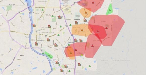 Ohio Power Outage Map Ohio Edison Power Outage Map Best Of Ed Power Outage Map Nes Outage