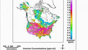 Ohio Radon Map Map Of Natural Radioactivity