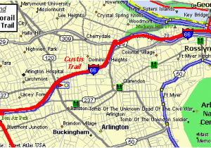 Ohio Rails to Trails Map Custis Trail